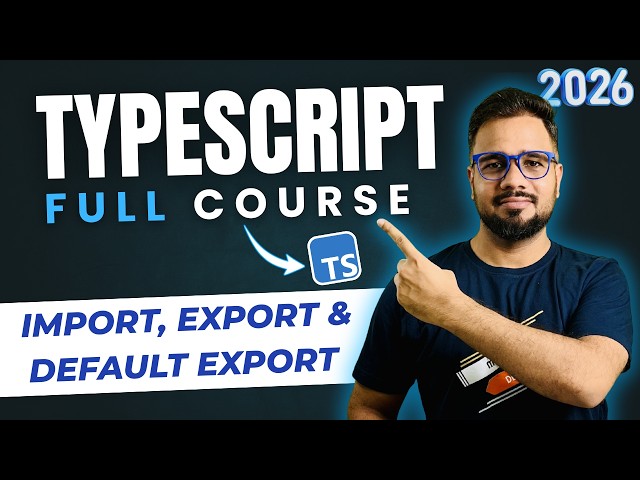 TypeScript Tutorial #48 - Modules in TypeScript
