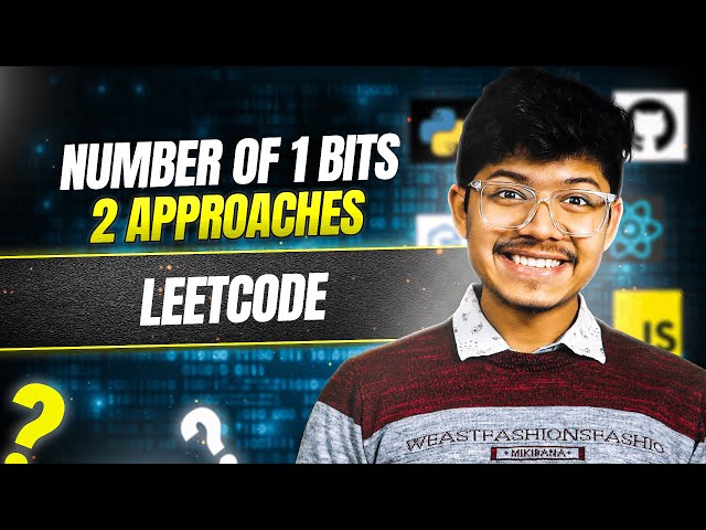 191. Number of 1 Bits | 2 Ways | O(No of Set Bits)