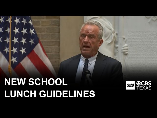 New guidelines for school lunch issued by Trump administration