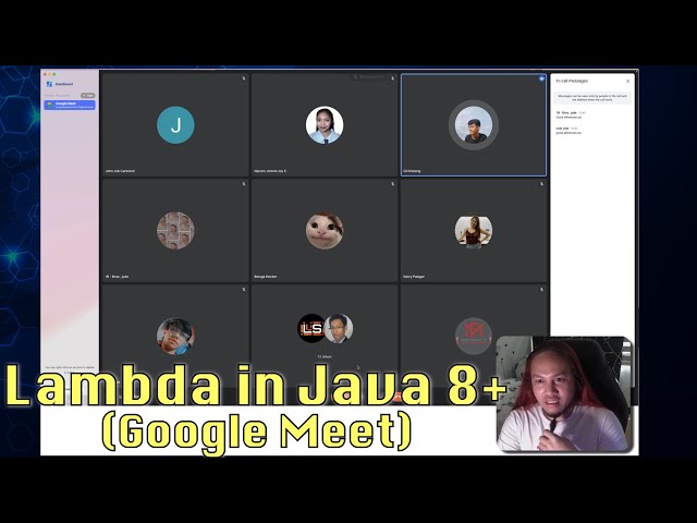 [No Edit - Trimmed]  Lambda for Java | Google Meet Session | Tagalog Tutorial