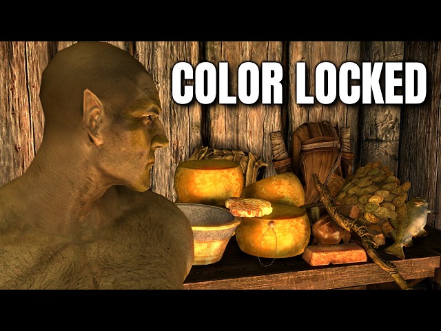 Skyrim, but I can only use YELLOW things