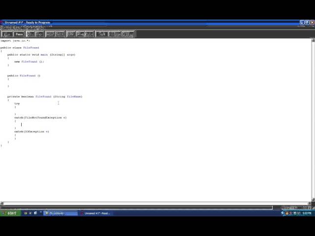 Ready to Program Java Tutorial: How to Find if a File Exists [File IO]