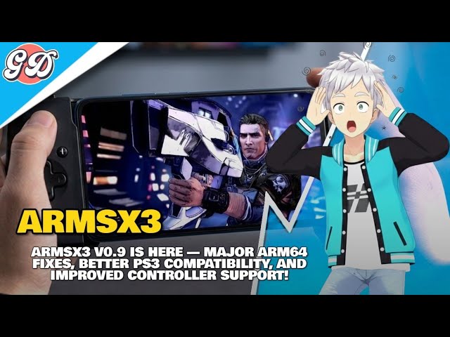 ARMSX3 v0.9 Update: Major ARM64 Fixes, Better PS3 Compatibility & Controller Improvements!