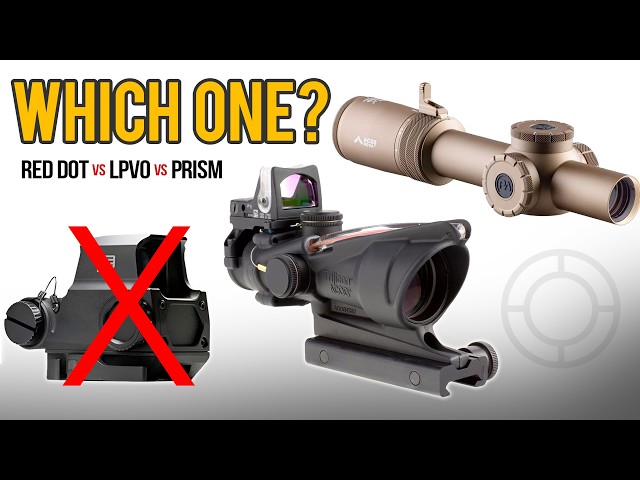 Red Dot vs LPVO vs Prism — Why Most Shooters Choose the Wrong Rifle Optic