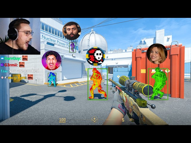 CS2, But EVERYONE has Wallhacks... (Streamer Edition)
