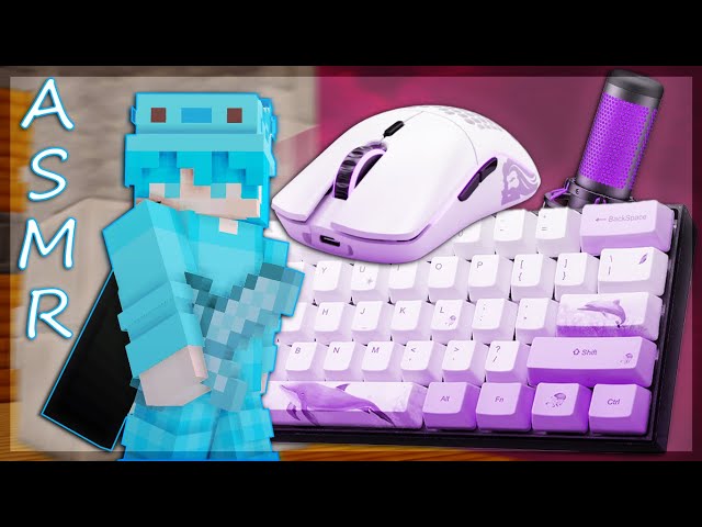 [144 FPS] Keyboard + Mouse Sounds ASMR | BlocksMC Bedwars