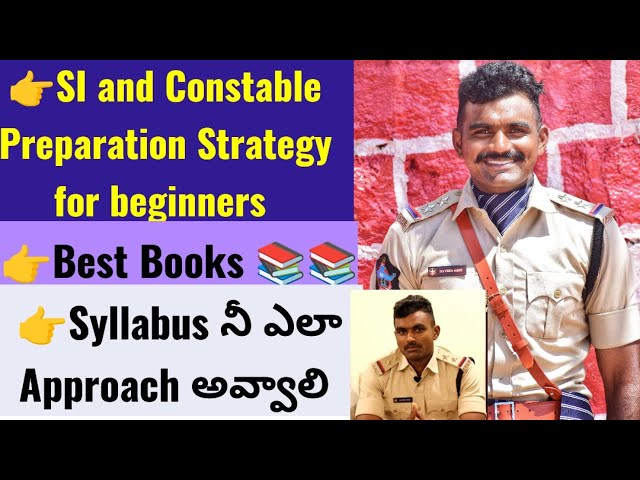 SI &Constable Preparation|Strategy for beginners |Best books|📚📚@NaveenTwostarcopSI