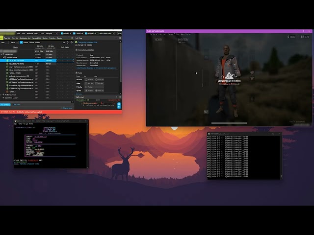 Joker Botnet Showcase VS PUBG