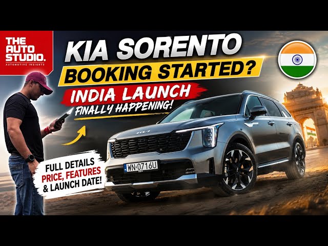 Kia Sorento Booking Started? 😱 India Launch Finally Happening! | Full Details #kiasorento