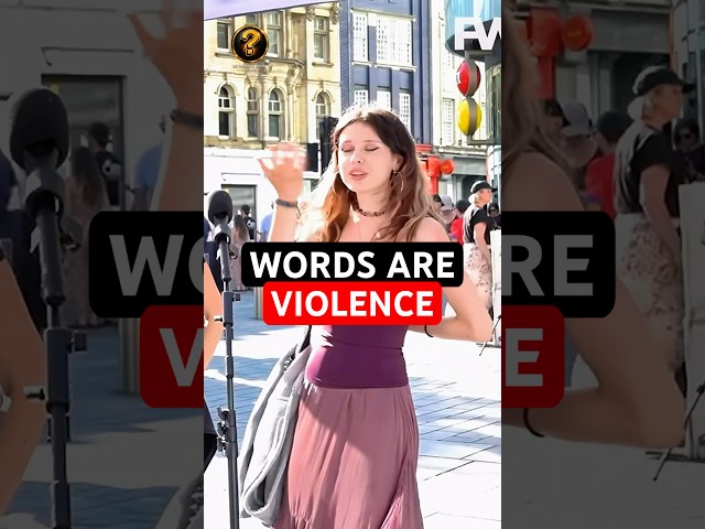 Your Words Are Violence | Crazy Leftist Gets Reality Check 😳