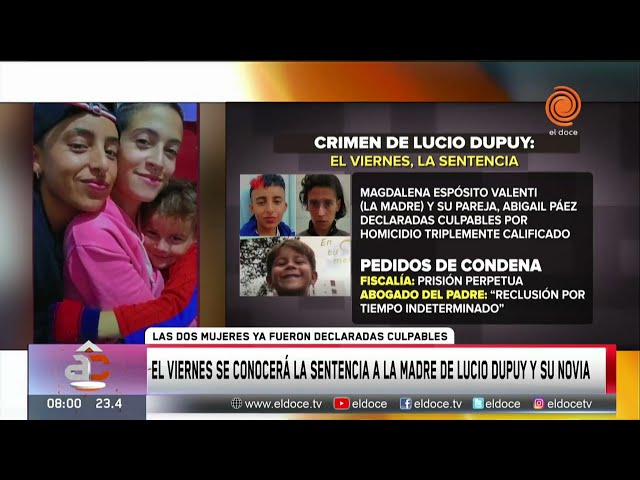 Crimen de Lucio: LA SENTENCIA QUE LES ESPERA a las acusadas