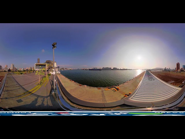 【360 Live】高雄 #高雄港旅運中心 #海韻藝術廣場C 360 4K全景即時影像 #360看見台灣 #台灣360 #360看見高雄 #rogy360taiwan