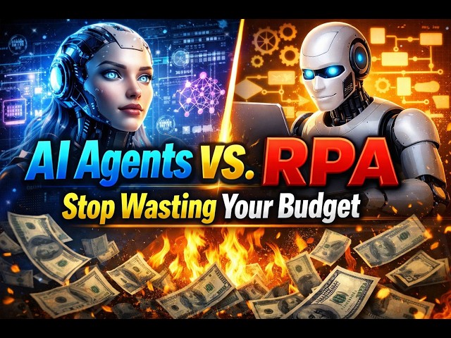 AI Agents vs. RPA (Robotic Process Automation) - What's the Real Difference?