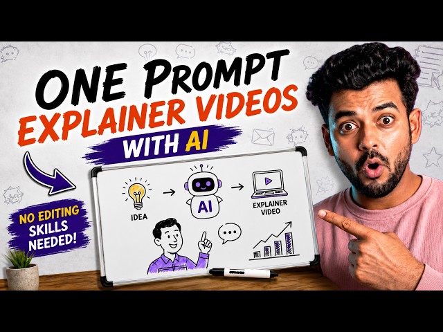Golpo AI - Turn ANY Idea into a Professional Whiteboard Explainer Video — With Just ONE Prompt!