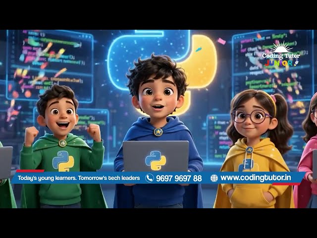 CODING  TUTOR JR | Become a Coding Superhero! 🦸Learn Python Today!