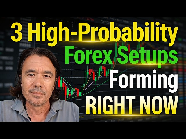 3 High-Probability Forex Setups Forming RIGHT NOW (on Monday) - Euro & GBP pairs.