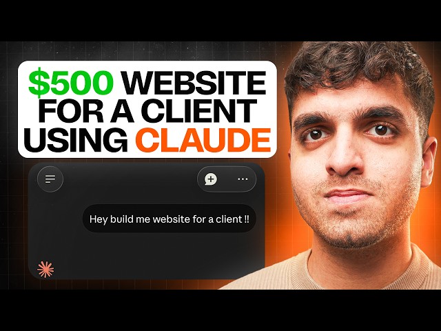 How I Build a $500 Website for a Real Client using Claude (Start to Finish)