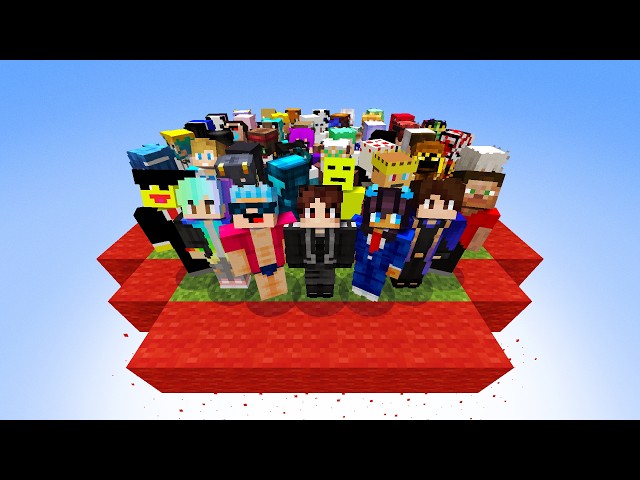 50 YouTubeurs S'affrontent sur Minecraft !