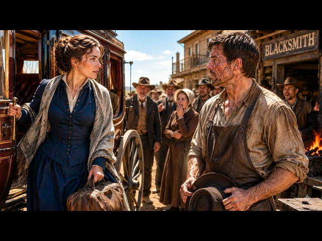 They Mocked the Scarred Blacksmith for Wanting a Wife — Then His Mail-Order Bride Stepped Off the...