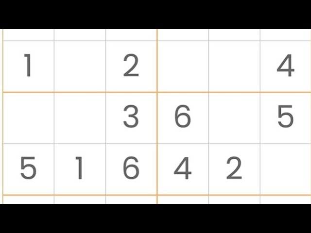 SUDOKU PUZZLE for beginners 1