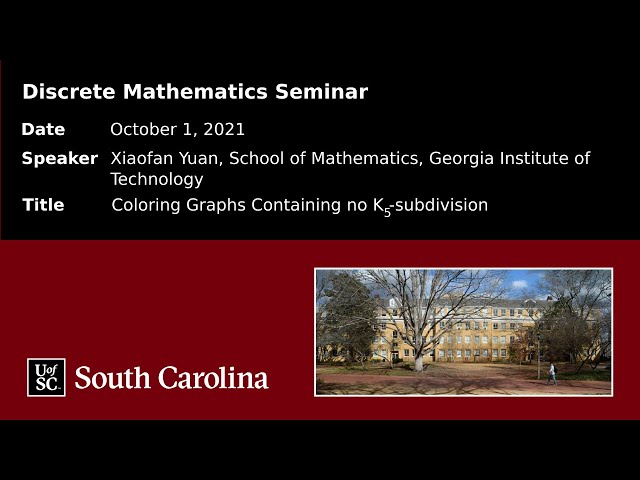 Xiaofan Yuan: Coloring graphs containing no K_5-subdivision