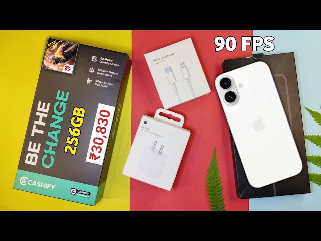refurbished iPhone 16 unboxing // iphone 16 unboxing gaming test // iphone 16 battery drain test 