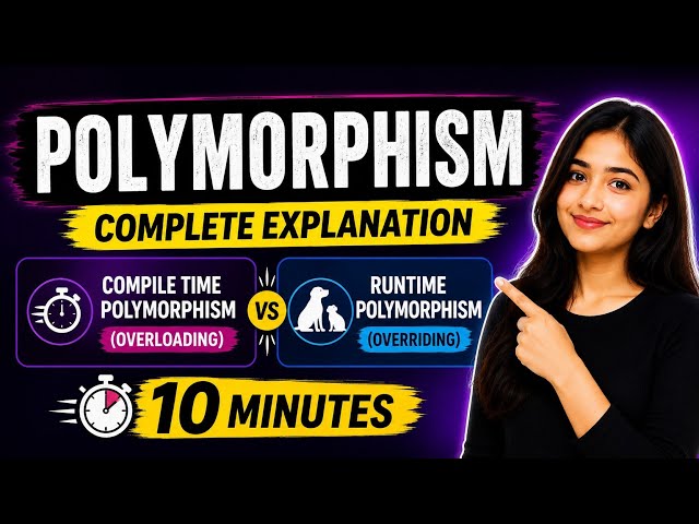 Polymorphism in Java Explained in 10 Minutes 🔥 | Overloading vs Overriding