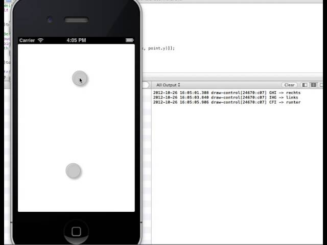 Zeichenerkennungsdemo (Objective-C ohne Cocos2D)
