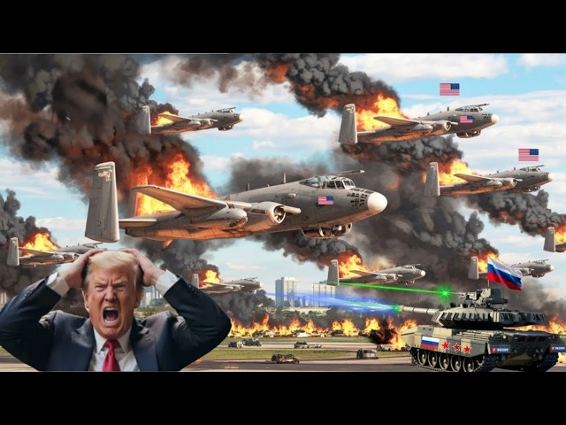 Today! Hundreds of fighter jets crossing the border were destroyed by Russian weapons - ARMA 3