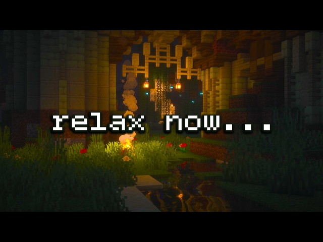 a fire to keep us warm (minecraft music w/rain & thunder)
