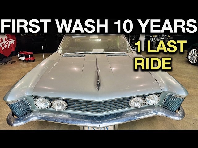 We Detailed His Dad's Buick for One Final Ride. First Wash in 10 Years!