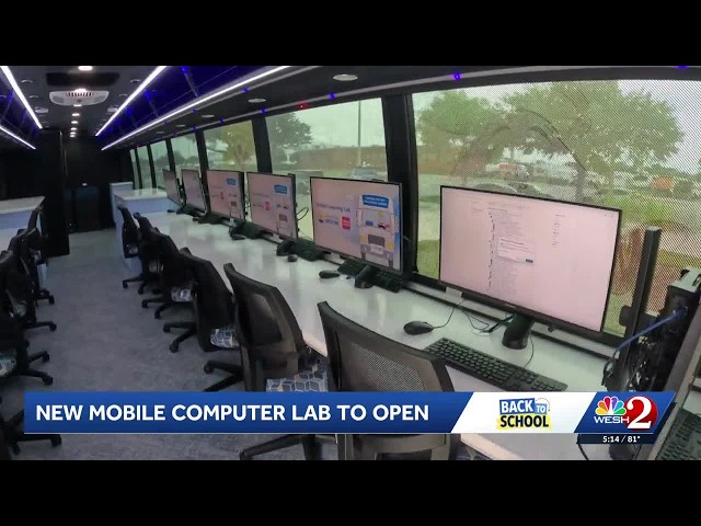 Back to school: New mobile computer lab debuts in Central Florida