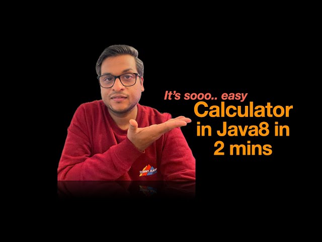 Calculator in Java8 in 2 mins- Functional Programming