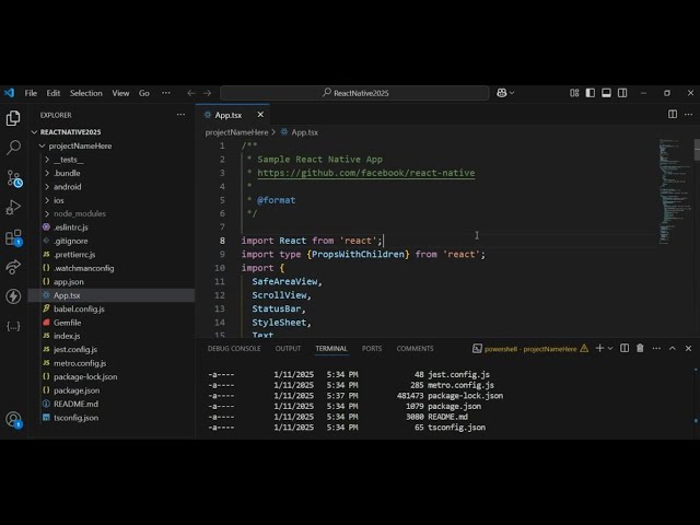 How to Initialize a React Native Project in 2025 using using CLI | LearnToProgramming Guide