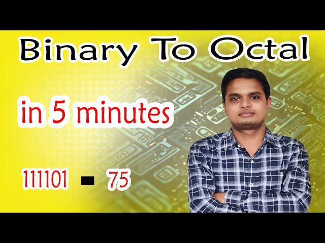 How To Convert Binary To Octal | Number System #BinaryToOctal
