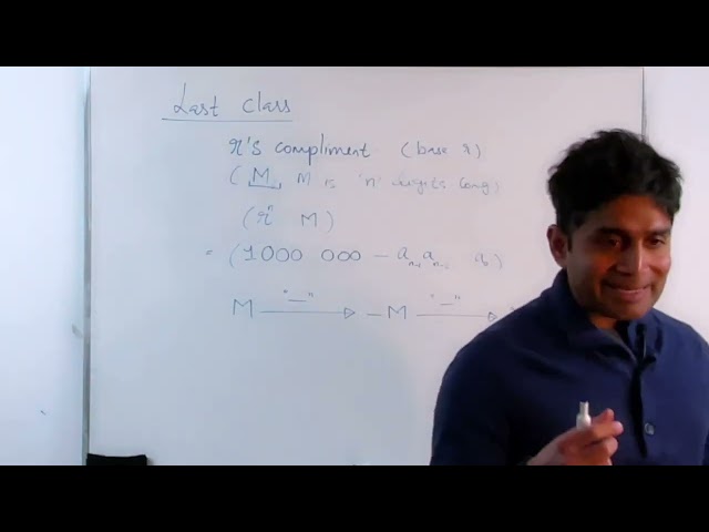 Lecture 4 2s compliment representation