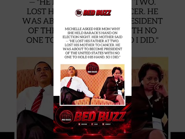 Why Michelle Obama’s Mom Took Barack Obama’s Hand on Election Night #barackobama #shorts #viral #fyp