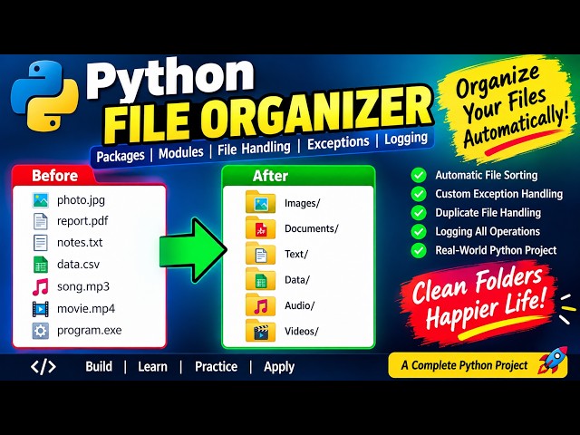 Automate Your Files with Python: A Complete Project Guide