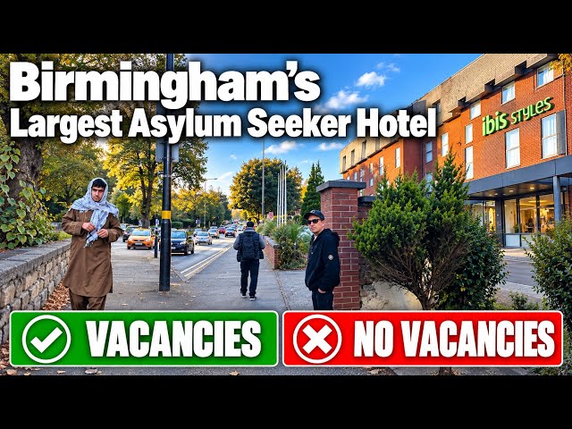 🚨 Birmingham’s Largest Asylum Seeker Hotel… STILL OPEN? 🤔 We Went for Dinner… It’s DESERTED! 