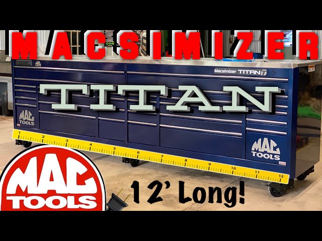 Mac Tools: TITAN Toolbox. The Biggest, Baddest Mac Toolbox Made 12 Feet Of Tool Storage
