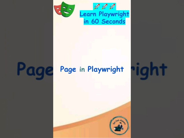 Playwright Tutorial | Page in Playwright