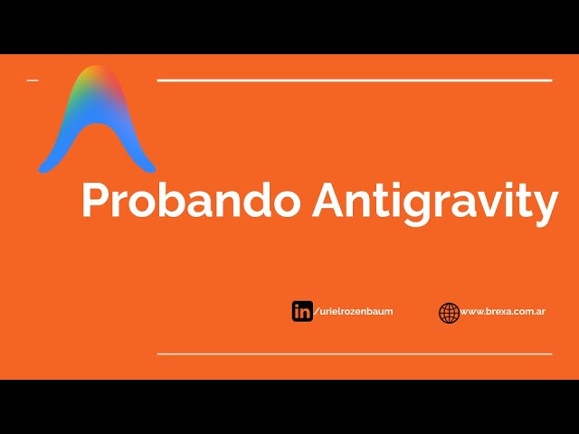 Probando con Antigravity la tecnica de implementar un README.md