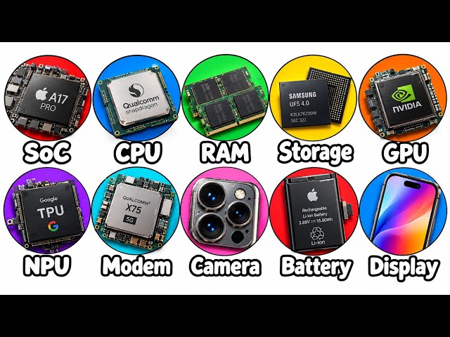 Every Smartphone Component Explained in 8 Minutes