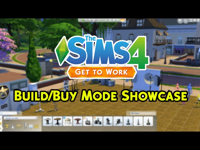 The Sims 4 Get To Work: Build/Buy Mode Showcase