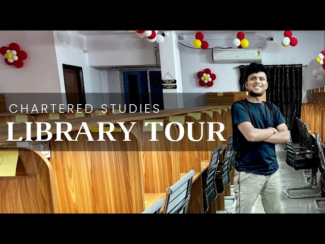 Chartered Studies Library Tour | CHARTEREDSTUDIES library Full vlogs