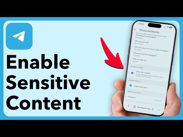 Enable Sensitive Content On Telegram - Fix Cannot Be Displayed Error