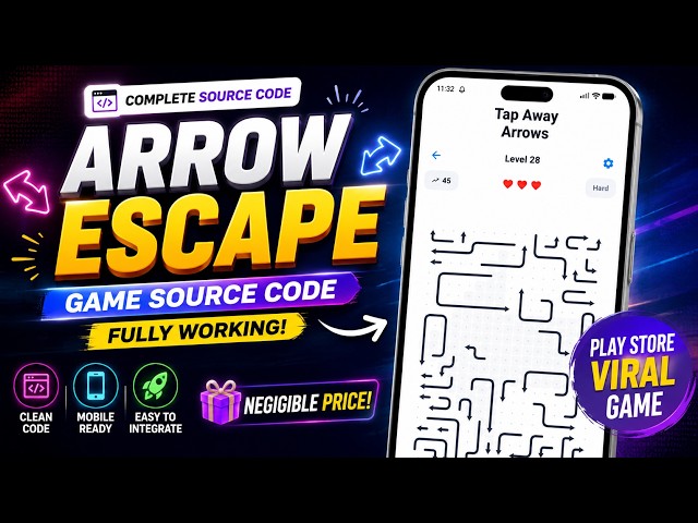 How I Built Arrow Escape — Viral Play Store Game | Full Source Code Available