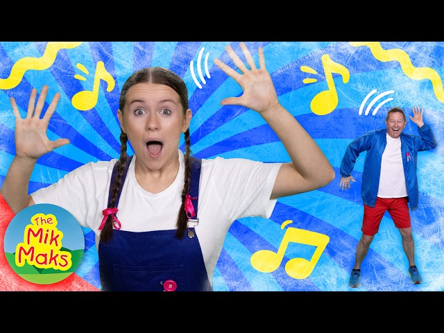 Wiggle Freeze Dance Song | Kids Dance Along & Brain Break Songs | The Mik Maks