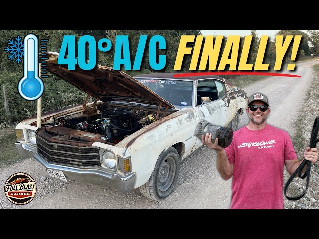 Classic Car A/C FIXED! 40° Air in Our ’72 Chevelle