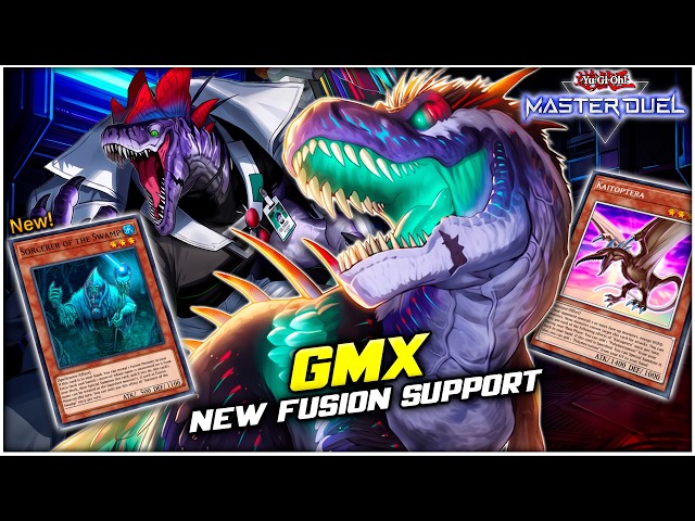 Insane NEW Fusion Support! GMX Dinosaur Deck ft. Sorcerer of the Swamp | Yu-Gi-Oh! Master Duel